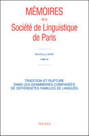 Tradition et rupture dans les grammaires comparées de différentes familles de langues