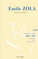 Oeuvres complètes / Émile Zola, Tome 14, Le sang et l'argent, Œuvres complètes d'Emile Zola tome 14, Le sang et l'argent (1888-1891)