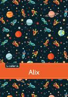 Le cahier d'Alix - Blanc, 96p, A5 - Espace