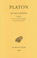 Oeuvres complètes / Platon., 14, Œuvres complètes. Tome XIV: Lexique de la langue philosophique et religieuse de Platon, Lexique de la langue philosophique et religieuse de Platon