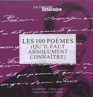 Les 100 poèmes (qu'il faut absolument connaître), Préface Etienne de Montety