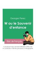 Réussir son Bac de français 2023 : Analyse de W ou le Souvenir d'enfance de Georges Perec