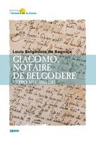 Giacomo, notaire de Belgodere, ceppo no 1, 1583-1585