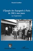 L'épopée des Espagnols à Paris de 1945 à nos jours, Les Esparisiens