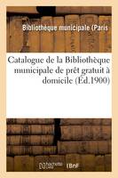 Catalogue de la Bibliothèque municipale de prêt gratuit à domicile