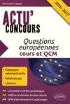 QUESTIONS EUROPEENNES 2016