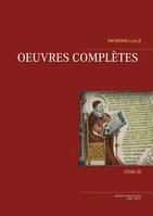 Oeuvres Complètes Tome III