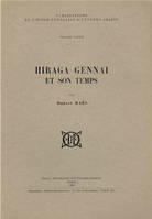 Hiriga Gennai et son temps