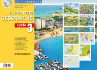 Magellan - Géographie Cycle 3, 10 posters, 10 posters géographie, cycle 3, Guide pédagogique