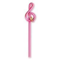 Pencil G-clef pink, Pink