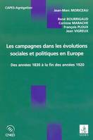 Les campagnes dans les évolutions sociales et politiques en Europe, des années 1830 à la fin des années 1920