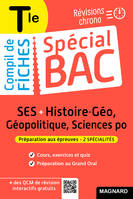 Spécial Bac Compil de Fiches SES-Histoire-Géo-Géopolitique-Sciences Po Tle Bac 2023, Tout le programme des 2 spécialités en 114 fiches visuelles