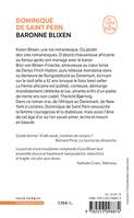 Livres Littérature et Essais littéraires Essais Littéraires et biographies Biographies et mémoires Baronne Blixen Dominique de Saint Pern