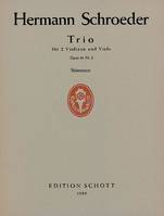 Trio, op. 14/2. 2 Violins and Viola. Jeu de parties.