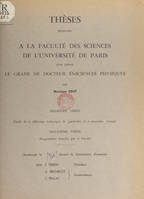 Étude de la diffusion inélastique de particules alpha à moyenne énergie, Suivi de Propositions données par la Faculté : Quelques applications de l'émission et absorption de rayonnement gamma sans recul du noyau