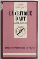 La critique d'art