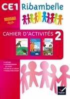 Ribambelle : CE1 cahier d'activités 2 + cahier lecture 2