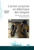 L'action conjointe en didactique des langues, Élaborations conceptuelles et méthodologiques