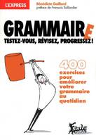 Grammaire testez-vous, révisez, progressez ! 400 exercices pour améliorer votre grammaire au quotidi