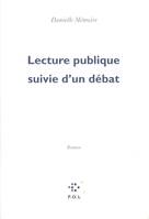 Lecture publique suivie d'un débat