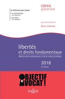 Libertés et droits fondamentaux 2018 - 24e éd., maîtrise des connaissances et de la culture juridique