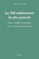 Les 200 médicaments les plus prescrits, Doses usuelles et maximales, enfants, adultes, personnes âgées