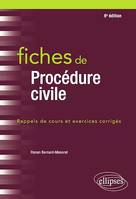 Fiches de Procédure civile - 6e éd.