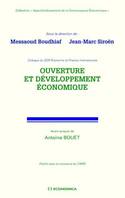 Ouverture et développement économique - [actes du XIe] Colloque du GDR Économie et finance internationale, [à Tunis, les 23 et 24 juin 200, [actes du XIe] Colloque du GDR Économie et finance internationale, [à Tunis, les 23 et 24 juin 2000]