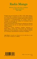 Radio Mango, Histoire d'une radio libre antillaise en région parisienne - 1982-1992 Aude Désiré