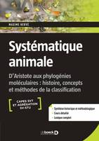 Systématique animale, D'aristote aux phylogénies moléculaires