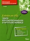 Concours d'entrée IFSI. Tests psychotechniques d'aptitude verbale