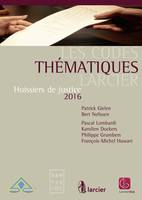 Code thématique - Huissiers de justice 2016