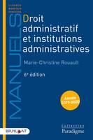 Droit administratif et institutions administratives