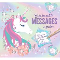 Crée tes messages secrets à gratter - Licornes