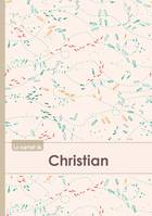 Le carnet de Christian - Lignes, 96p, A5 - Poissons