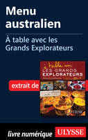 Menu australien - A table avec les Grands Explorateurs