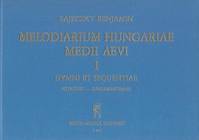 Melodiarium Hungariae Medii Aevi, I., Hymni et sequentiae. Supplementband