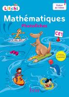 Litchi Mathématiques CE1 - Photofiches + CD ROM - Ed. 2016