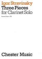 Three Pieces For Clarinet Solo