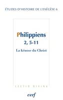 Philippiens 2, 5-11, La kénose du Christ