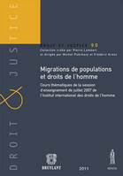 MIGRATIONS DE POPULATIONS ET DROITS DE L'HOMME