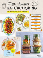 Mes semaines batchcooking - le planner de l'année