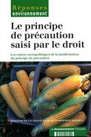 Le principe de précaution saisi par le droit, les enjeux sociopolitiques de la juridicisation du principe de précaution