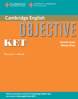 Objective KET Teacher Book, Prof