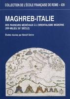 maghreb-italie. des passeurs medievaux, des passeurs médiévaux à l'orientalisme moderne, XIIIe-milieu XXe siècle