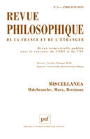 Revue philosophique, 2019-2