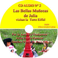 CD AUDIO N°2 LAS BELLAS MUÑECAS DE JULIA VISITAN LA TORRE EIFFEL