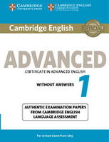 Cambridge English Advanced 1 for Revised Exam From 2015 Student's Book without Answers