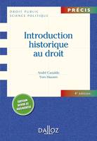 Introduction historique au droit - 4e éd., Précis