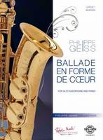 Ballade en forme de coeur, Saxophone alto & piano